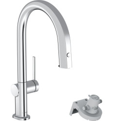 FilterSystem 210 1jet z wyciąganą wylewką, sBox Chrom Aqittura M91 Hansgrohe (76826000)