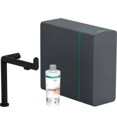 SodaSystem 240, 1jet Czarny Matowy Aqittura M91 Hansgrohe (76837670)