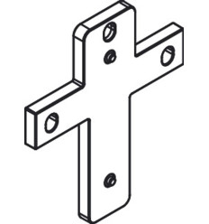 Podkładka dystansowa do kompletu prysznicowego Chrom Satynowy Hansgrohe (92143000)