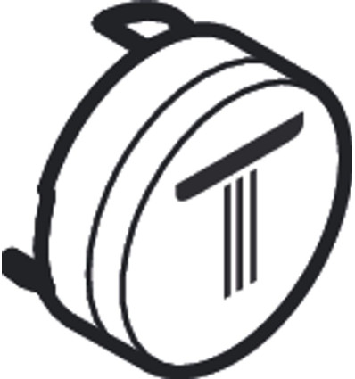 Symbol strumień Rain mały Biały Hansgrohe (92572450)