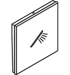 Symbol główka prysznicowa do RainSelect Brąz Szczotkowany Hansgrohe (93106140)