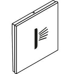 Symbol dysza boczna do RainSelect Biały Hansgrohe (93304450)