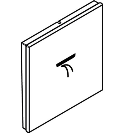 Symbol strumień Rain Flow do RainSelect Biały Hansgrohe (93305450)