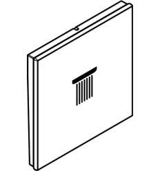 Symbol strumień PowderRain do RainSelect Złoty Optyczny Polerowany Hansgrohe (93499990)