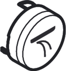 Symbol strumień Rain Flow Czarny Matowy Hansgrohe (93574670)