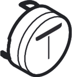 Symbol strumień Mono Czarny Matowy Hansgrohe (93576670)