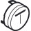 Symbol strumień Mono Biały Matowy Hansgrohe (93576700)