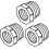 Redukcje do iBox universal (3szt.) Hansgrohe (97759000)