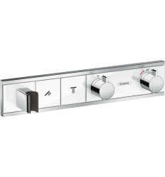 Bateria termostatyczna do 2 odbiorników ze zintegrowanym przyłączem i uchwytem, podtynkowa RainSelect Hansgrohe (15355400)