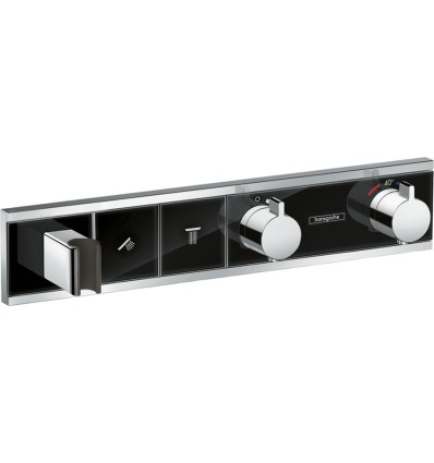 Bateria termostatyczna do 2 odbiorników ze zintegrowanym przyłączem i uchwytem, podtynkowa RainSelect Hansgrohe (15355600)