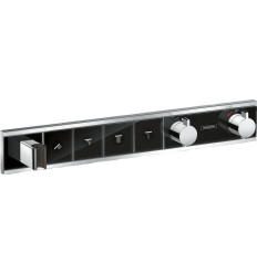 Bateria termostatyczna do 4 odbiorników ze zintegrowanym przyłączem i uchwytem, podtynkowa RainSelect Hansgrohe (15357600)