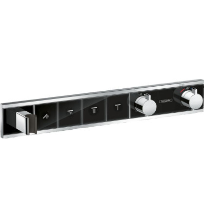 Bateria termostatyczna do 4 odbiorników ze zintegrowanym przyłączem i uchwytem, podtynkowa RainSelect Hansgrohe (15357600)