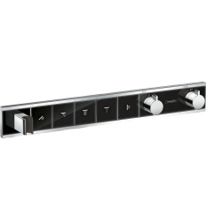 Bateria termostatyczna do 5 odbiorników ze zintegrowanym przyłączem i uchwytem, podtynkowa RainSelect Hansgrohe (15358600)