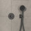 Bateria termostatyczna do 2 odbiorników zgodna z normą EN 1717, podtynkowa Czarny ShowerSelect Comfort S Hansgrohe (15556340)