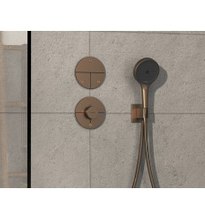 Bateria termostatyczna do 1 odbiornika z dodatkowym wyjściem, podtynkowa Brąz ShowerSelect Comfort S Hansgrohe (15562140)
