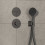 Bateria termostatyczna do 1 odbiornika z dodatkowym wyjściem, podtynkowa Czarny ShowerSelect Comfort S Hansgrohe (15562340)