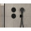 Bateria termostatyczna do 1 odbiornika z dodatkowym wyjściem, podtynkowa Czarny ShowerSelect Comfort S Hansgrohe (15562670)