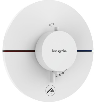 Bateria termostatyczna podtynkowa Biały mat ShowerSelect Comfort S Hansgrohe (15562700)