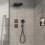 Bateria termostatyczna podtynkowa Brąz szczotkowany ShowerSelect Comfort E Hansgrohe (15575140)