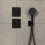 Bateria termostatyczna podtynkowa Czarny mat ShowerSelect Comfort E Hansgrohe (15575670)
