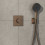 Bateria termostatyczna podtynkowa Brąz szczotkowany ShowerSelect Comfort E Hansgrohe (15578140)