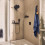 Bateria termostatyczna podtynkowa Czarny chrom ShowerSelect Comfort E Hansgrohe (15578340)