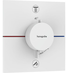 Bateria termostatyczna podtynkowa Biały mat ShowerSelect Comfort E Hansgrohe (15578700)