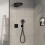 Bateria termostatyczna podtynkowa Czarny mat ShowerSelect Comfort Q Hansgrohe (15586670)