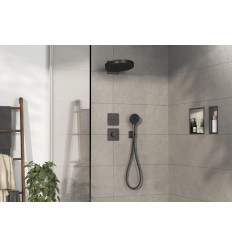 Bateria termostatyczna podtynkowa Czarny chrom ShowerSelect Comfort Q Hansgrohe (15589340)