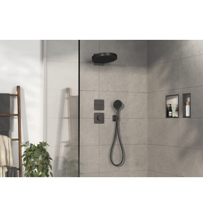 Bateria termostatyczna podtynkowa Czarny chrom ShowerSelect Comfort Q Hansgrohe (15589340)