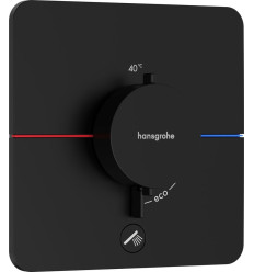 Bateria termostatyczna podtynkowa Czarny mat ShowerSelect Comfort Q Hansgrohe (15589670)