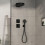 Bateria termostatyczna podtynkowa Czarny mat ShowerSelect Comfort Q Hansgrohe (15589670)