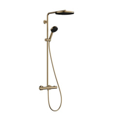 Komplet prysznicowy termostatyczny Brąz szczotkowany Pulsify S Puro Hansgrohe (24237140)