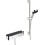 System prysznicowy z drążkiem 65 cm i termostatyczną baterią chrom Pulsify Select S Hansgrohe (24260000)