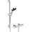 System prysznicowy z drążkiem 65 cm i termostatyczną baterią chrom Pulsify Select S Hansgrohe (24262000)