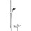 System prysznicowy z drążkiem 90 cm i termostatyczną baterią chrom Pulsify Select S Hansgrohe (24271000)