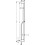 Drążek prysznicowy Pulsify S 90 cm z suwakiem PushSlider i wężem prysznicowym Isiflex 160cm Czarny Unica Hansgrohe (24401670)