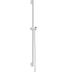 Drążek prysznicowy Pulsify S 90 cm z suwakiem PushSlider i wężem prysznicowym Isiflex 160cm Biały Unica Hansgrohe (24401700)
