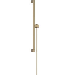 Drążek prysznicowy S Puro 65 cm z suwakiem EasySlide i wężem prysznicowym Isiflex 160cm Brąz Unica Hansgrohe (24402140)