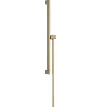 Drążek prysznicowy E Puro 65 cm z suwakiem EasySlide i wężem prysznicowym Isiflex 160cm Brąz Unica Hansgrohe (24404140)