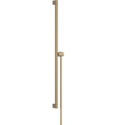 Drążek prysznicowy S Puro 90 cm z suwakiem EasySlide i wężem prysznicowym Isiflex 160cm Brąz Unica Hansgrohe (24405140)