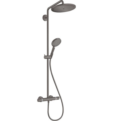 Bateria prysznicowa 280 EcoSmart Select Raindance Select czarny chrom szczotkowany Hansgrohe (26891340)
