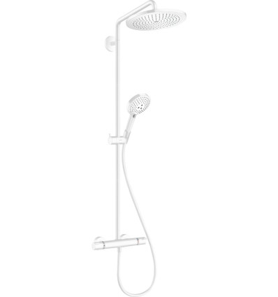 Bateria prysznicowa termostatyczna 280 EcoSmart Select 1jet Raindance Select biały mat Hansgrohe (26891700)