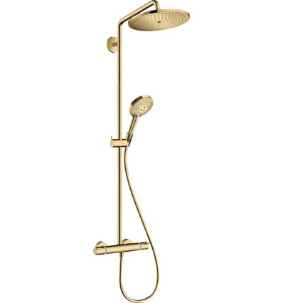 Bateria prysznicowa 280 EcoSmart Select Raindance Select złoty optyczny polerowany Hansgrohe (26891990)