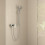 System prysznicowy z drążkiem Crometta i baterią chrom Vernis Blend Hansgrohe (26957000)