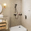 System prysznicowy z drążkiem i baterią czarny mat Vernis Blend Hansgrohe (26958670)