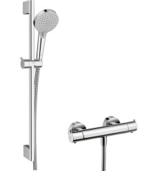 Bateria prysznicowa termostatyczna 100 EcoSmart Vernis Blend chrom Hansgrohe (26960000)