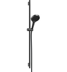 Zestaw prysznicowy 130 3jet z drążkiem S Puro 90 cm PushSlider i tekstylnym wężem Designflex Rainfinity Hansgrohe (28743340)