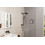 Zestaw prysznicowy 130 3jet z drążkiem S Puro 90 cm PushSlider i tekstylnym wężem Designflex Rainfinity Hansgrohe (28743670)
