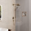 Zestaw prysznicowy 130 3jet EcoSmart z drążkiem S Puro 90 cm PushSlider i tekstylnym wężem Rainfinity Hansgrohe (28744140)